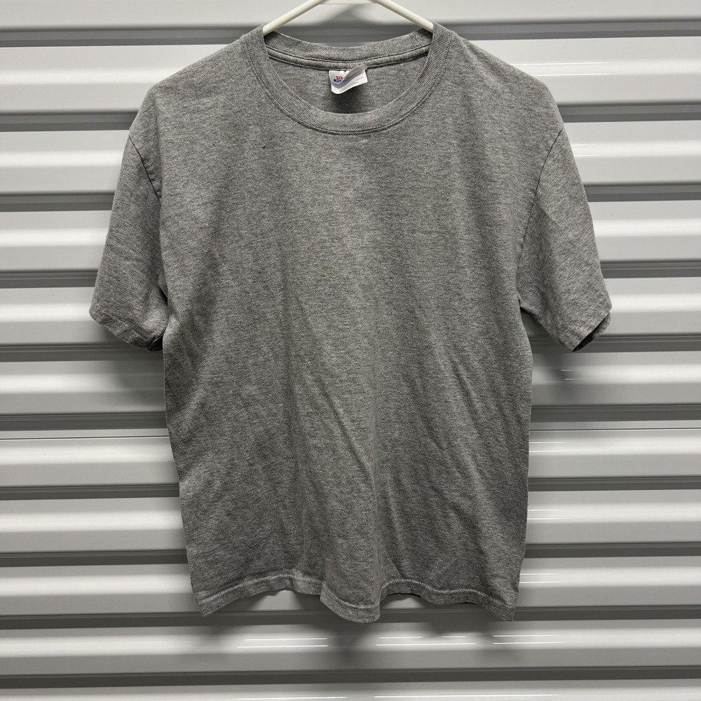 Hanes Smirnoff Vodka T-Shirt Size M Mens Gray Whipped Cream Fluffed Marshmallow